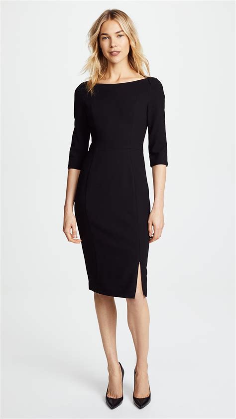 Black Halo Marissa Sheath Dress in Black - Lyst