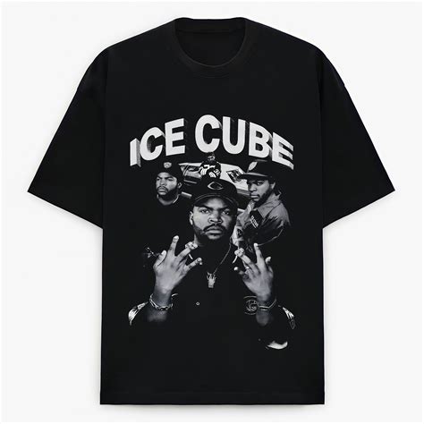 Ice Cube Hip Hop Vintage Bootleg Retro 90s Streetwear Rapper Graphic ...