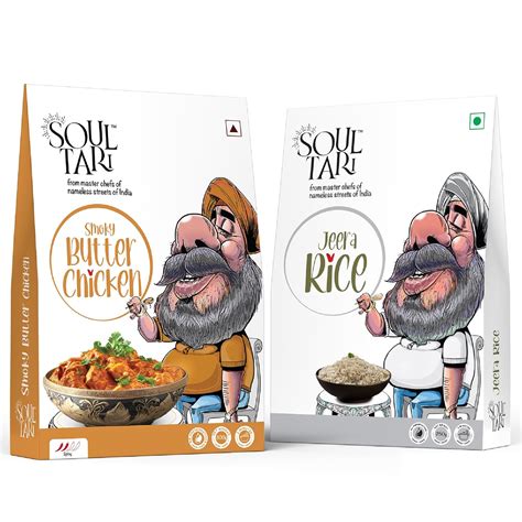 Soultari Ready to Eat Combo Pack Of Smoky Butter Chicken and Jeera Rice ...