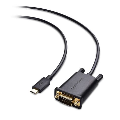 Cable Matters USB-C to RS-232 DB9 Serial Adapter Cable - 3 Feet ...
