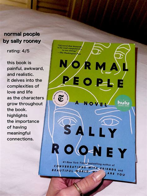 Normal people by sally rooney book review – Artofit