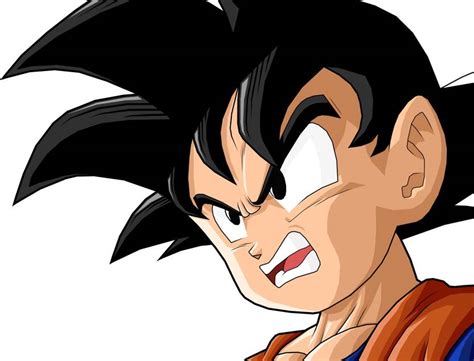 kid goku face poster|dragon ball z poster|anime poster|size:12x18 inch ...