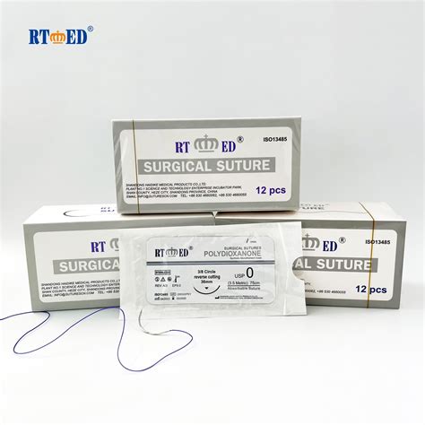 Rtmed Pdo Absorbable Surgical Suture Monofilament Thread - Pds Suture ...