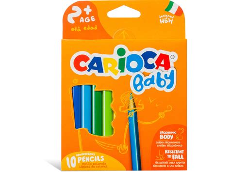 Lápis Carioca Baby 10 Cores 42819 - Juguetilandia