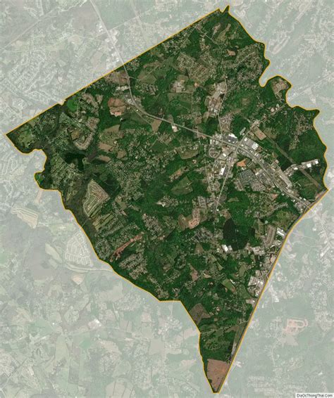 Map of Powdersville CDP - Thong Thai Real