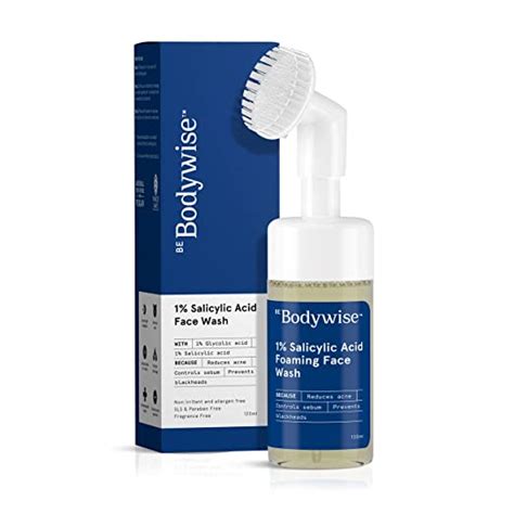 Bebodywise 1% salicylic acid foaming face wash 120 ML