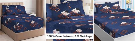 Buy VAS COLLECTIONS Single Bedsheet Combo (Pack of 2) | Soft Brushed ...