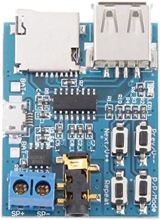 REES52 MP3 format Audio Player U Disk TF Card Amplifier Decoder Board ...