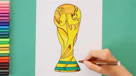 World Cup Trophy Drawing 的图像结果