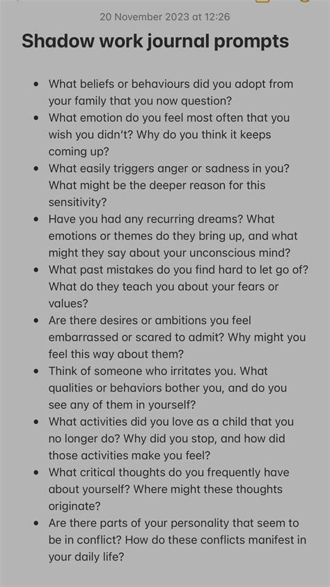 Image result for Deep Shadow Work Prompts