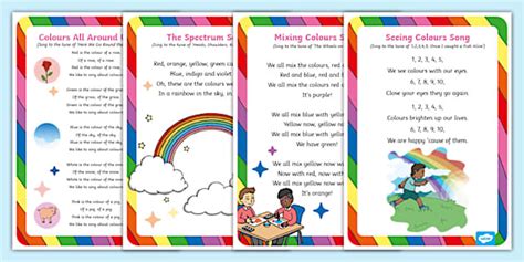 Colour Songs and Rhymes Resource Pack