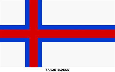 Flag of FAROE ISLANDS, FAROE ISLANDS national flag 45742707 Vector Art ...
