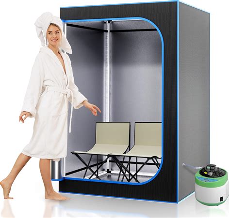 SereneLife Sauna Portable pour Deux Personnes, Sauna Infrarouge pour Le ...