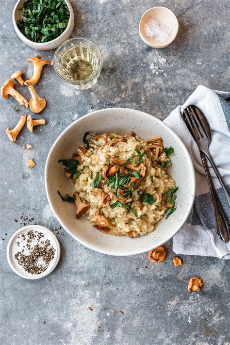 Veganes Risotto mit Pfifferlingen · Eat this!