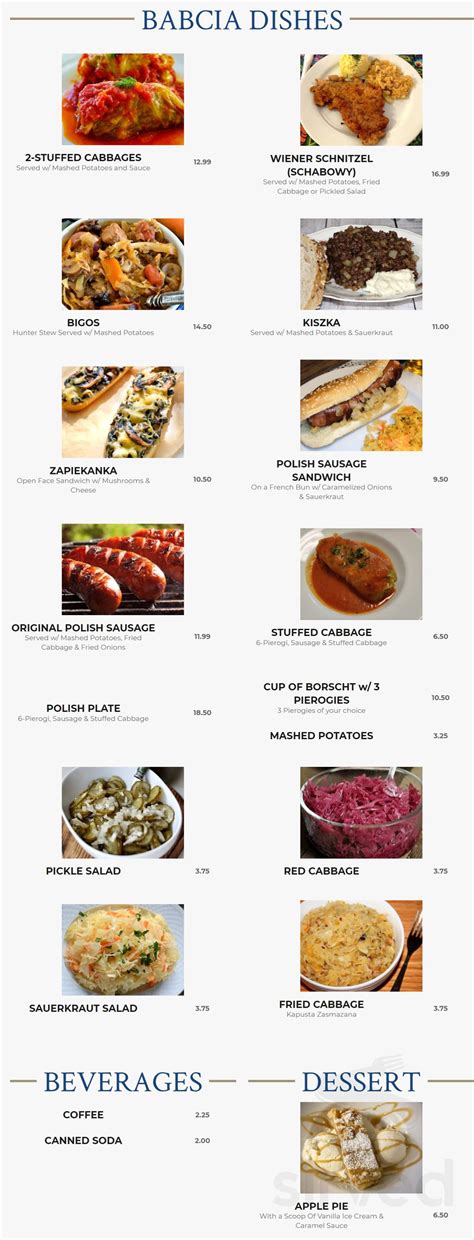 Pierogi Village menus in Las Vegas, Nevada, United States