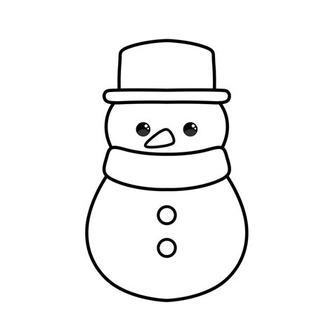 How To Draw Snowman Nose