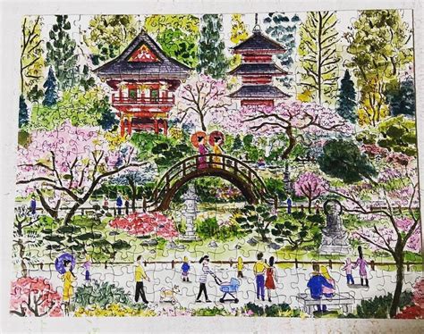 Buy Michael Storrings Japanese Tea Garden 300 Piece Puzzle Book Online ...