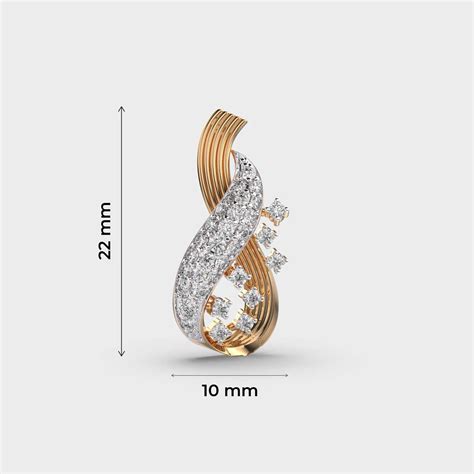 Buy Round Whirpool Diamond Pendant Without Chain At Jewelbox