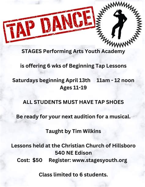 2024 Beginning Tap - Stages Youth