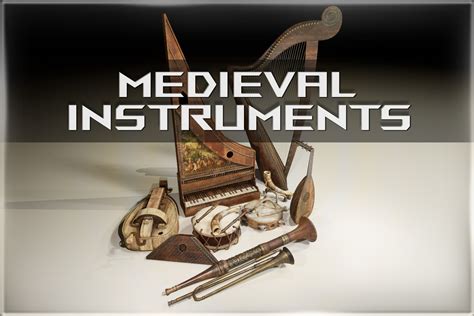 Medieval Musical Instruments (Medieval Props Pack) | 3D Props | Unity ...