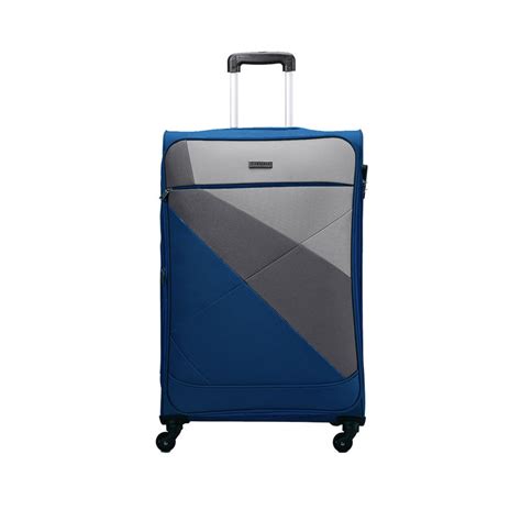 Buy CARRIALL Vista Medium Size Navy Blue Check-in Luggage Bag Online