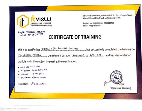 Image result for Python Full-Stack Developer Sample Certificate