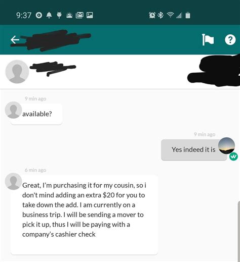 Scam from Offerup? : r/Scams