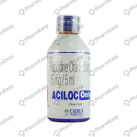 Aciloc Only 150 MG Syrup (100): Uses, Side Effects, Price & Dosage ...