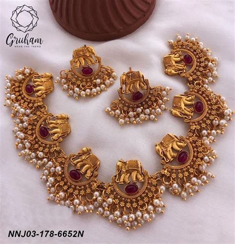 Buy gold plated Multicolor Short necklace set online by Griiham