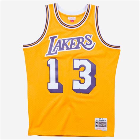 Wilt Chamberlain 1970-71 Home Swingman Jersey - LA Lakers