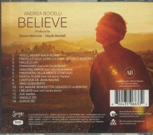 Andrea BOCELLI - Believe CD at Juno Records.