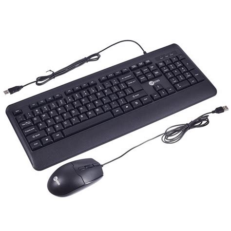 LENOVO LECOO CM104 Wired USB Keyboard and Mouse Combo 104 Keys 1600 DP ...