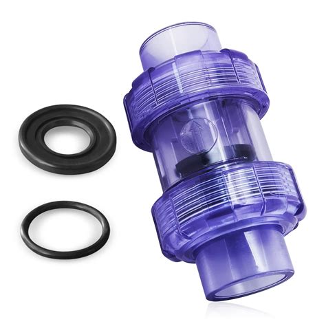 Clear Upvc Check Valve 1inch Slip Swing Full Port Utility | Desertcart ...