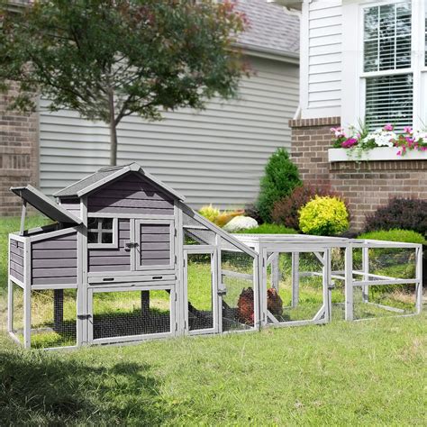 Buy Chicken Run Chicken Coop Extension, Walk-in Poultry Cage Hen Run ...