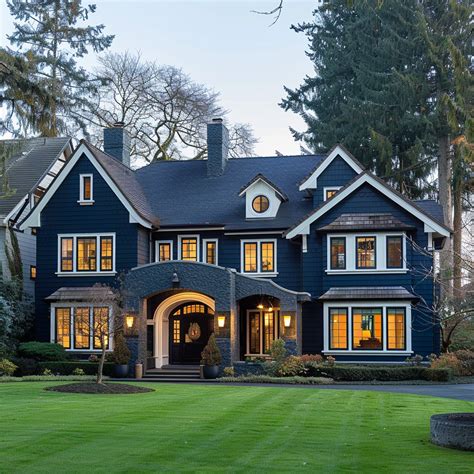 Top Exterior House Color Ideas in Shades of Blue for a Refreshing Look ...