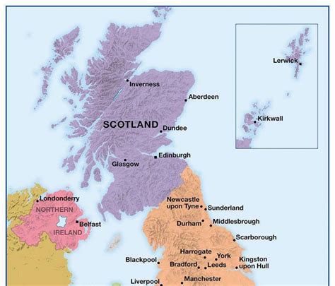 Map of United Kingdom (UK): offline map and detailed map of United ... - Worksheets Library