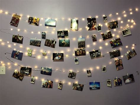 Fairy light photo garland | Fairy lights photos, Fairy lights on wall, Fairy lights