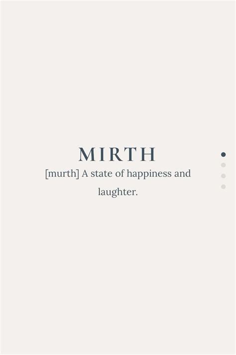 Word of the Day: Mirth