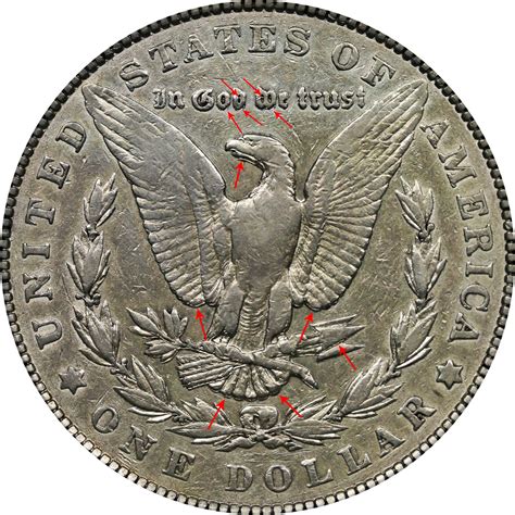 1901 Morgan Silver Dollar Doubled Die Reverse Coin Value Prices, Photos ...