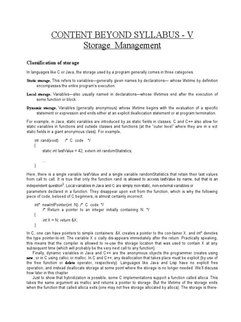 Image result for Types of Storage Allocation