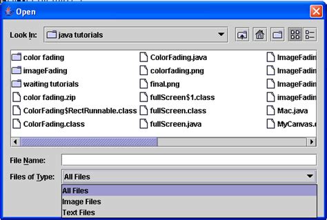 Image result for JFileChooser Java Eclipse