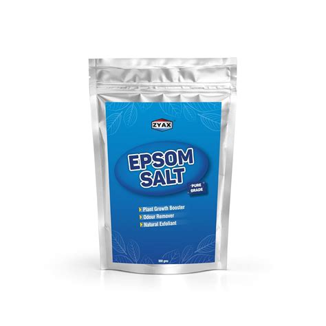 ZYAX Epsom Salt 900g, Magnesium Sulphate, Muscle & Pain Relief, Foot ...