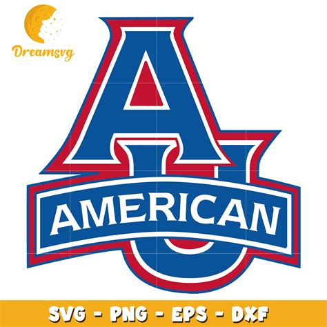American University Logo SVG PNG EPS DXF – DreamSVG Store
