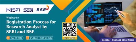 Registration Process for Research Analyst by SEBI and BSE - National ...