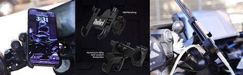 Steelbird Universal Bike Mount Phone Holder 360 Degree Rotating ...