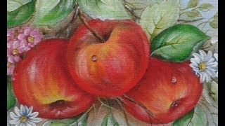 Pintura Rosas em tecido emborrachado Parte 2 de 3 | Cantinho do Video