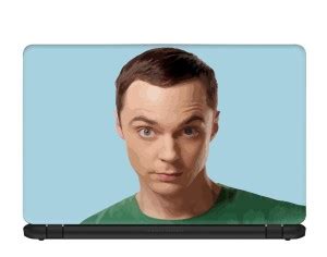 100yellow Sheldon Cooper Laptop Skin Decal PVC Vinly Laptop Decal 15.6 ...