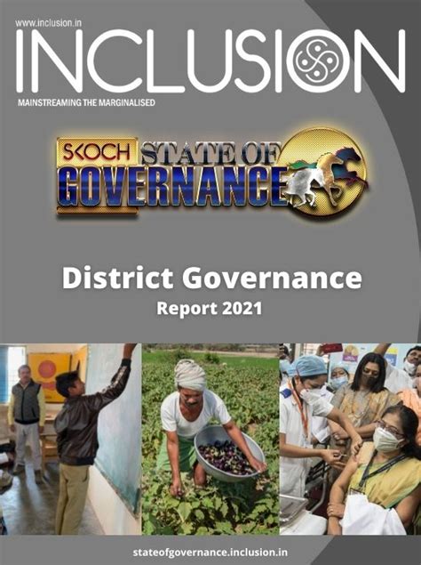 District Governance: SKOCH State of Governance Report 2021 Archives ...