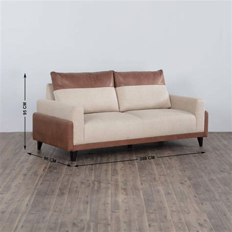 Buy Antonio Fabric 3+1+1 Seater Sofa Set - Beige from Home Centre at ...