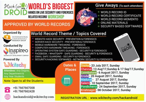 WORLD'S BIGGEST HANDS ON LIVE SECURITY FORENSICS - English Language ...